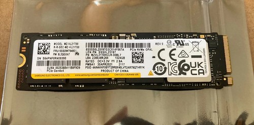 Samsung pm9a1 1tb nvme 2 - nvme, m.2
