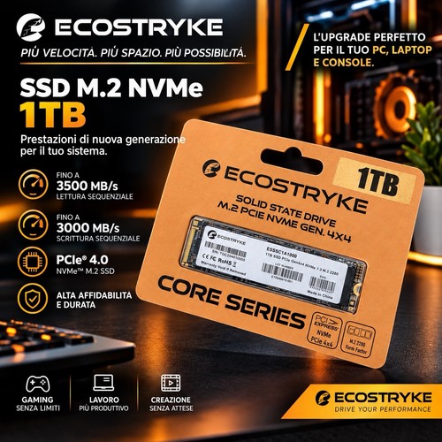 Ecostryke 1tb ssd pcie - 1tb,