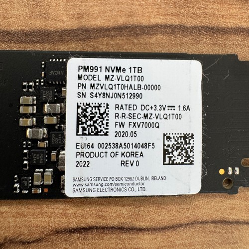 Samsung pm991 1tb ssd - samsung, nvme
