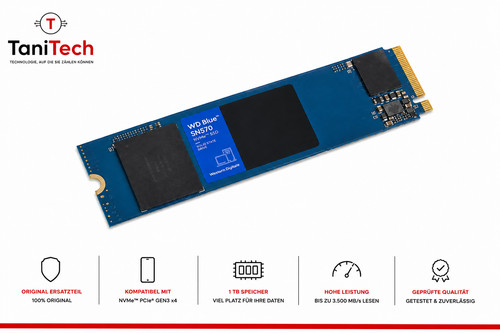 Blue sn570 nvme ssd - blue,