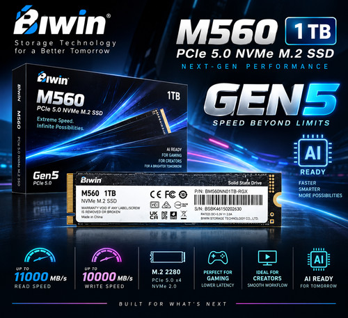 Biwin m560 gen5 - gen5, m.2