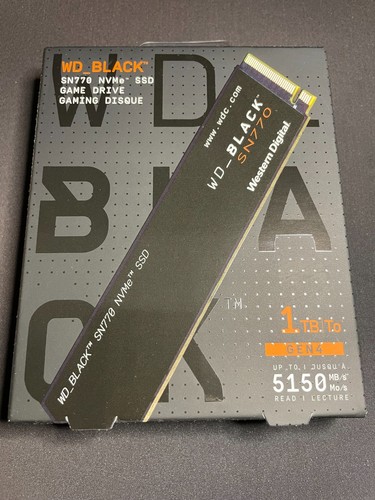 Ssd black sn770 1tb nvme - ssd,
