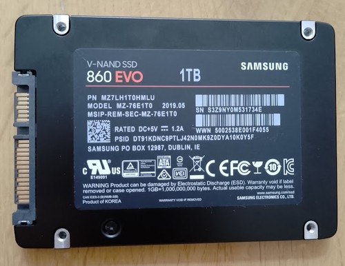 Samsung 860 evo 2 - 1, tb