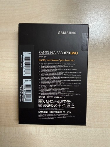 Samsung 870 qvo 1tb - 1tb, 2,5"