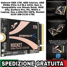 Sabrent SSD 1TB, SSD Interno