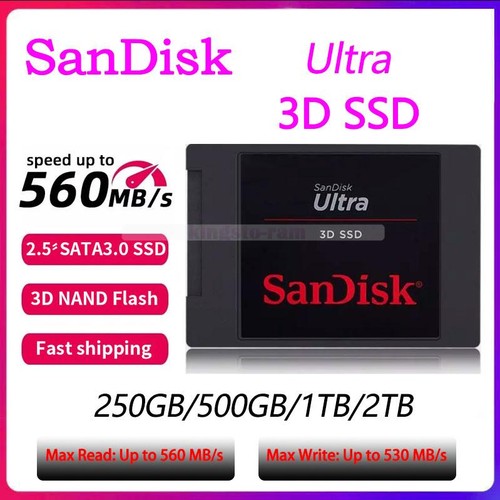 Sandisk ultra ssd - 3d, 250gb