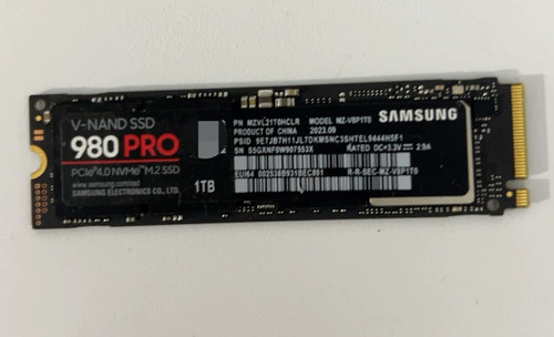 Samsung 980 pro 1tb - 1tb, m.2