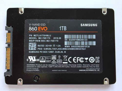 Samsung 1tb 860 - 860, ssd