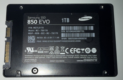 Samsung ssd 850 evo tb - samsung, 1